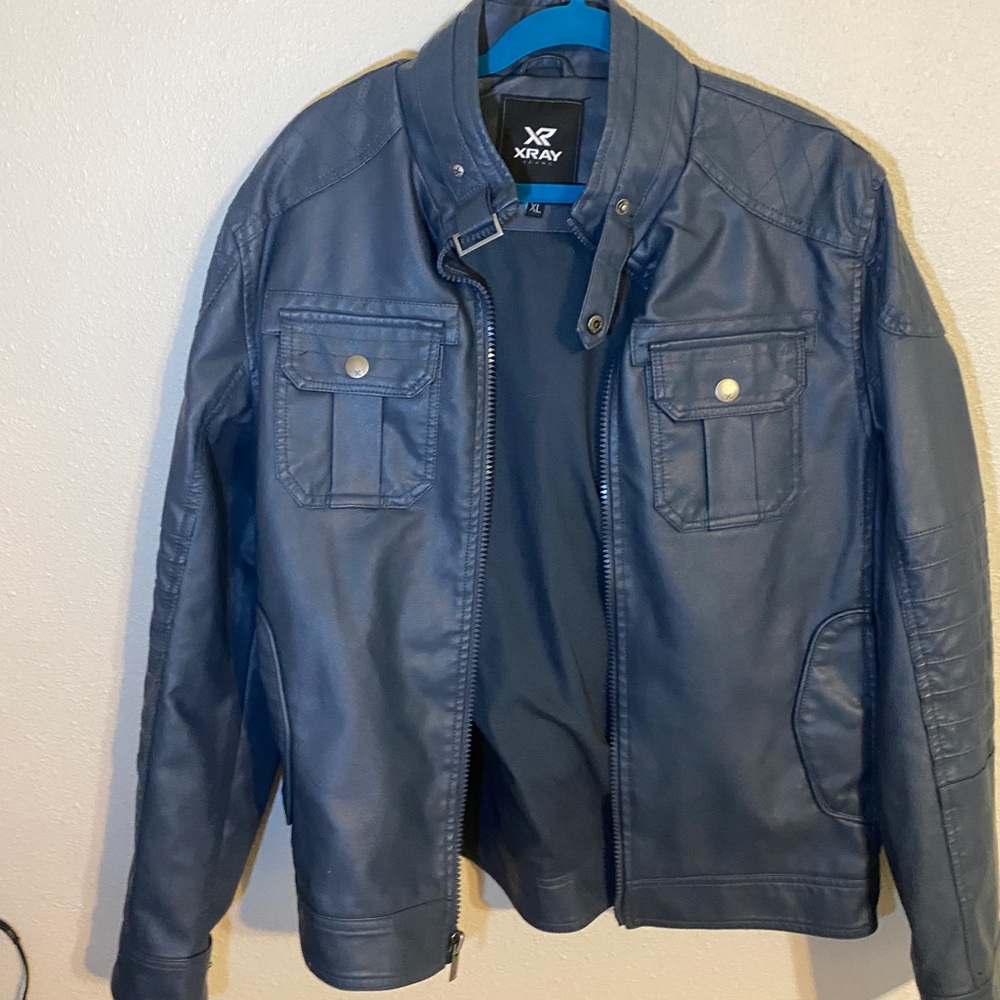 Faux leather jackets